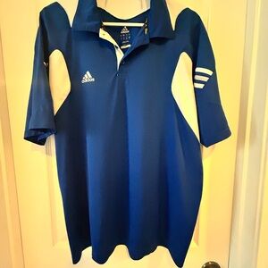 Adidas ClimaCool Blue and White Shirt